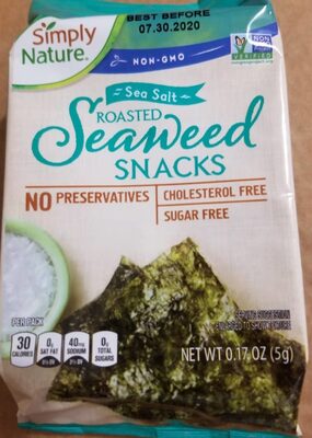 Sea Salt Seaweed Snacks
