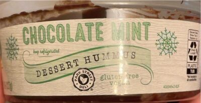 Chocolate Mint Dessert Hummus