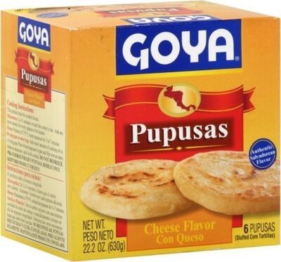 GOYA, PUPUSAS (STUFFED CORN TORTILLAS), CHEESE
