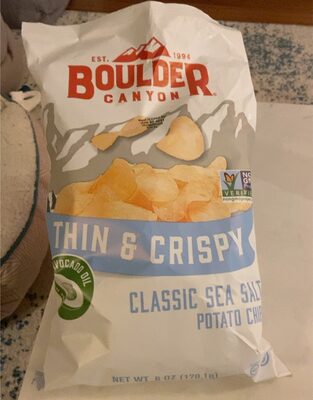 CLASSIC SEA SALT THIN & CRISPY POTATO CHIPS, CLASSIC SEA SALT THIN & CRISPY