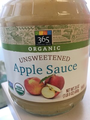 UNSWEETENED APPLE SAUCE, UNSWEETENED