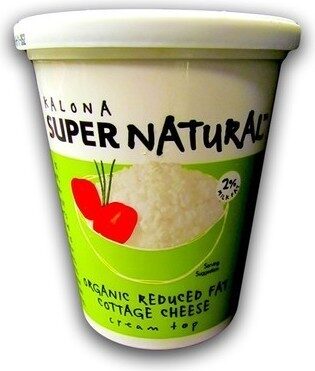 ORGANIC REDUCED FAT 2% COTTAGE CHEESE