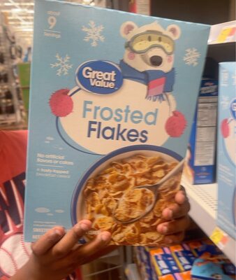 FROSTED FLAKES SWEETENED FLAKES OF CORN CEREAL, FROSTED FLAKES