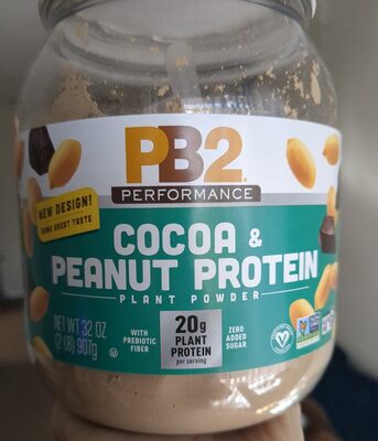 PB2 Foods, Inc. PEANUT PROTEIN WITH DUTCH COCOA PLANT POWDER, DUTCH COCOA
