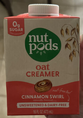 Cinnamon swirl oat creamer