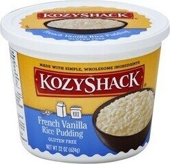 FRENCH VANILLA RICE PUDDING, FRENCH VANILLA