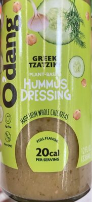 GREEK TZATZIKI HUMMUS DRESSING, GREEK TZATZIKI