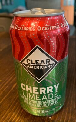 CHERRY LIMEADE FLAVORED SPARKLING WATER BEVERAGE, CHERRY LIMEADE