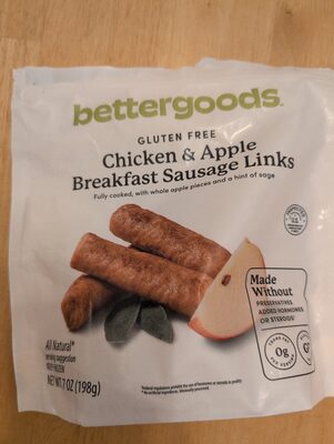 Chciken & Apple Breakfast Sausage Links