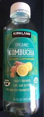 GINGER LEMONADE KOMBUCHA, KOMBUCHA