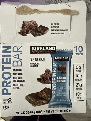 Kirkland Chocolate Brownie Protein Bar
