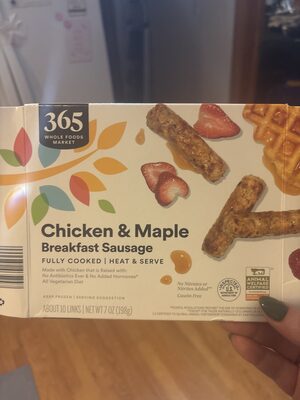 BREAKFAST SAUSAGE, CHICKEN & MAPLE