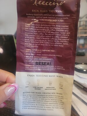 MEDIUM ROAST CHICORY HERBAL 'COFFEE', HAZELNUT