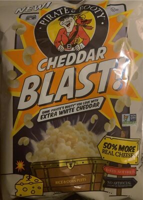 EXTRA WHITE CHEDDAR RICE & CORN PUFFS, EXTRA WHITE CHEDDAR