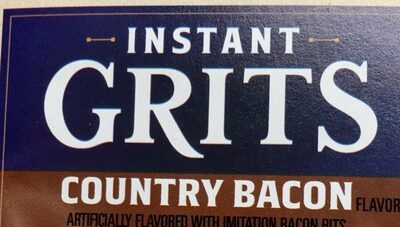 COUNTRY BACON FLAVOR INSTANT GRITS, BACON