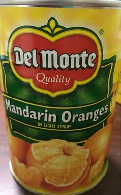DEL MONTE, MANDARIN ORANGES IN LIGHT SYRUP