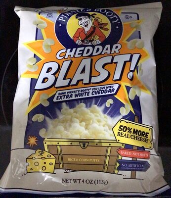 EXTRA WHITE CHEDDAR RICE & CORN PUFFS, EXTRA WHITE CHEDDAR