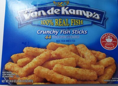 CRUNCHY BREADED FISH STICKS, CRUNCHY BREADED
