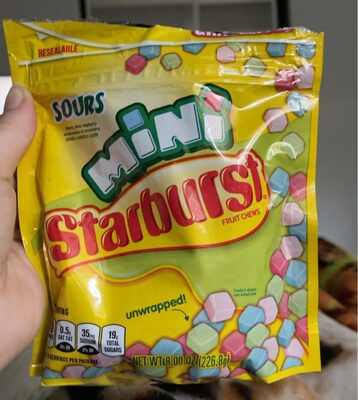 Minis Starburst Sours Fruit Chews