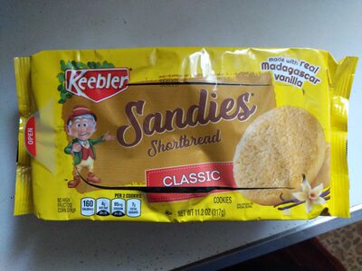 CLASSIC SANDIES SHORTBREAD COOKIES, CLASSIC