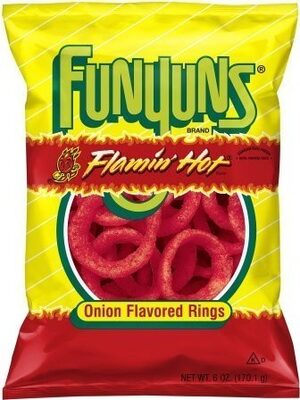 Flamin hot funyuns ounce