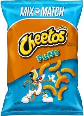 CHEESE FLAVORED SNACKS PUFFS, CHEESE