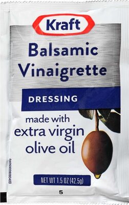 Balsamic vinaigrette salad dressing single serve packets