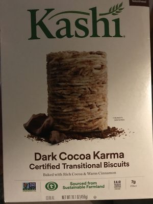 Kashi Whole Health Ready To Eat Cereal Dark Cocoa Karma 16.1oz