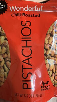 CHILI ROASTED NO SHELLS PISTACHIOS, CHILI ROASTED