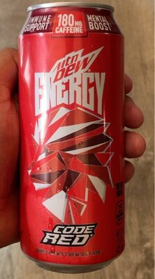 CODE RED CHERRY ENERGY DRINK, CODE RED