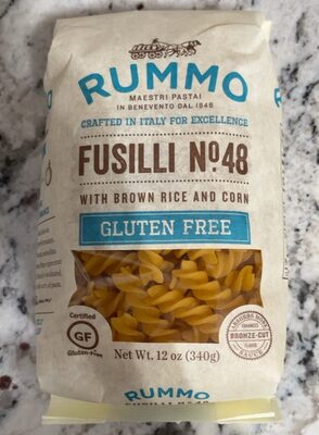 GLUTEN FREE PASTA, FUSILLI NO. 48