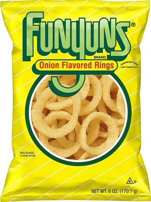 Funyuns Onion Flavored Rings Snacks 6 Ounces Bag
