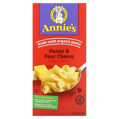 Annie's Penne & Four Cheese Pasta & Cheese