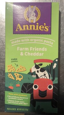 Annie's Farm Friends & Cheddar Pasta & Cheese