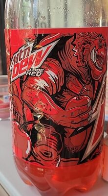 CODE RED SODA WITH A RUSH OF CHERRY, CODE RED