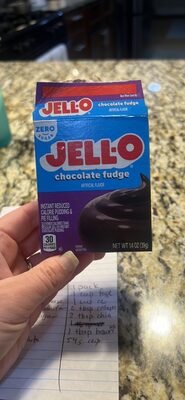 Kraft Heinz Foods Company CHOCOLATE FUDGE SUGAR FREE INSTANT REDUCED CALORIE PUDDING & PIE FILLING, CHOCOLATE FUDGE