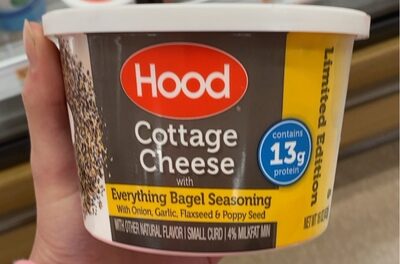 COTTAGE CHEESE WITH EVERYTHING BAGEL SEASONING, EVERYTHING BAGEL SEASONING