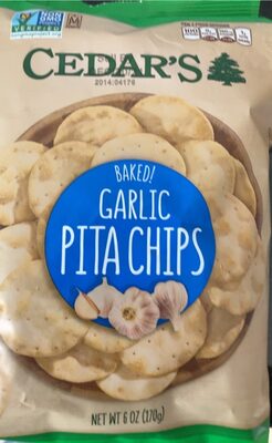 GARLIC PITA CHIPS, GARLIC