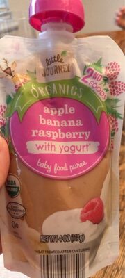 Apple Banana Raspberry with Yogurt