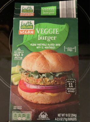 Grown veggie burger