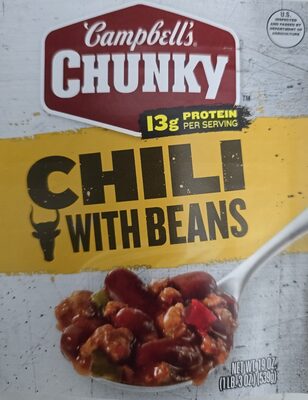 Campbell's Chunky Chili With Beans, 19 oz Can