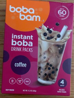 COFFEE INSTANT BOBA DRINK KIT, COFFEE