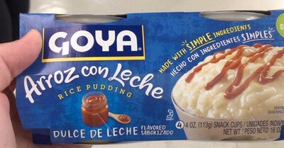 DULCE DE LECHE FLAVORED RICE PUDDING, DULCE DE LECHE