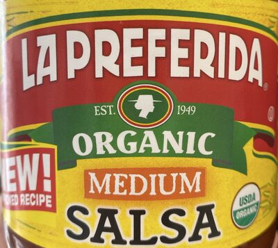 LA PREFERIDA, ORGANIC SALSA, MEDIUM, MEDIUM