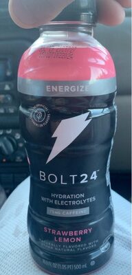 ENERGIZE STRAWBERRY LEMON SPORTS DRINK, STRAWBERRY; LEMON