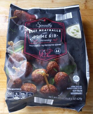 Specially Selected,Aldi Specially Selected Beef Meatballs With Prime Rib Seasoning