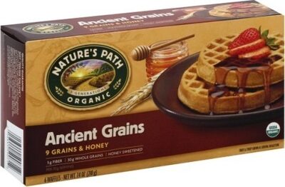 NATURE'S PATH, ANCIENT GRAINS WAFFLES
