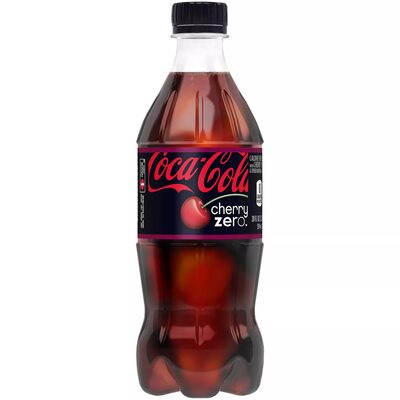 Coca-Cola Cherry Zero 20 fluid ounce (US) Non-Refillable Plastic other Bottle Contour