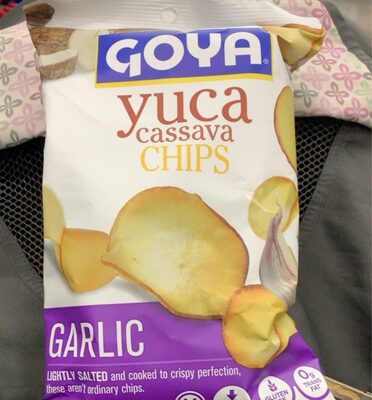 GARLIC YUCA CASSAVA CHIPS, GARLIC