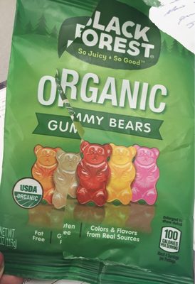 CHERRY, ORANGE, LEMON, PINEAPPLE, APPLE, STRAWBERRY ORGANIC GUMMY BEARS, CHERRY, ORANGE, LEMON, PINEAPPLE, APPLE, STRAWBERRY